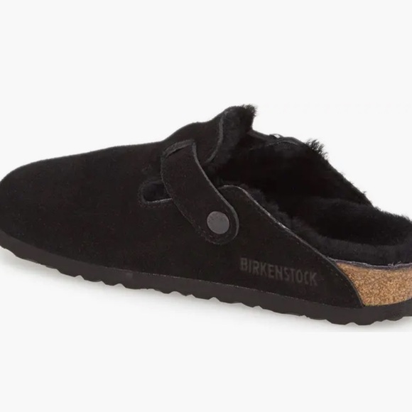 Birkenstock Boston Genuine Shearling Lined Clog size 39/8-8.5 NWT - Picture 2 of 7